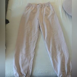 Brandy Melville sweatpants - light pink
